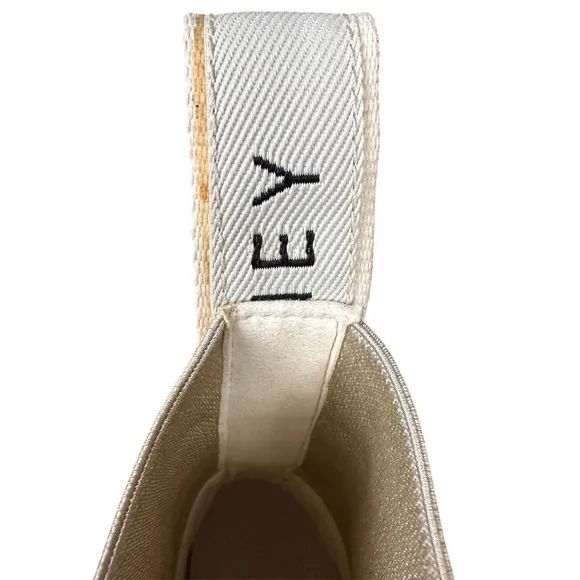 Stella McCartney Women's Trace Chelsea Boots Cream Size 37 Chunky Sole