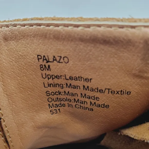 Steve Madden Palazo Mens Tan/ Brown Suede Zipper Casual Dress Boots