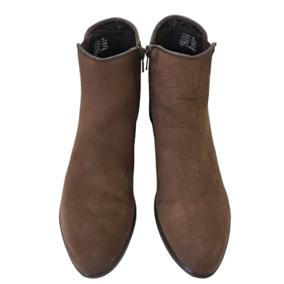 Steve‎ Madden Women's Brown Suede Leather Ankle Boots Size 7.5 M