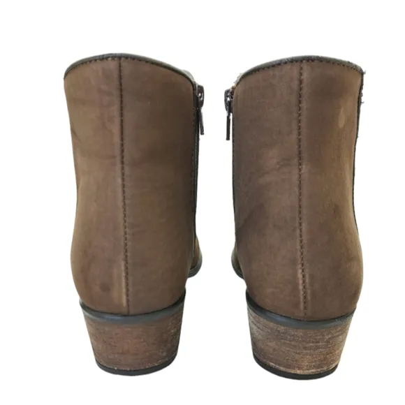 Steve‎ Madden Women's Brown Suede Leather Ankle Boots Size 7.5 M