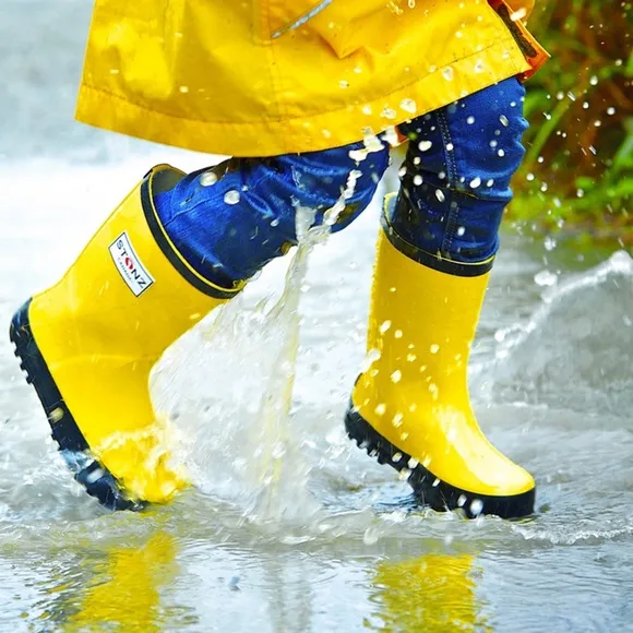 STONZ • Kids Yellow Rain Boots Puddle Jumpers