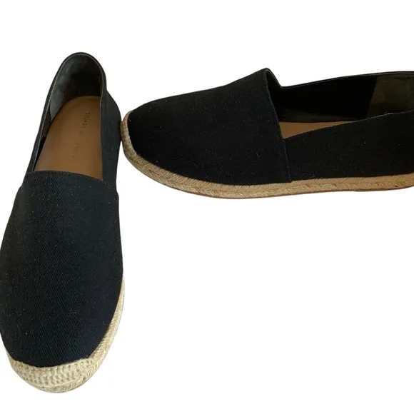 Stuart Weitzman Black Mykonos Espadrilles Sz 6.5