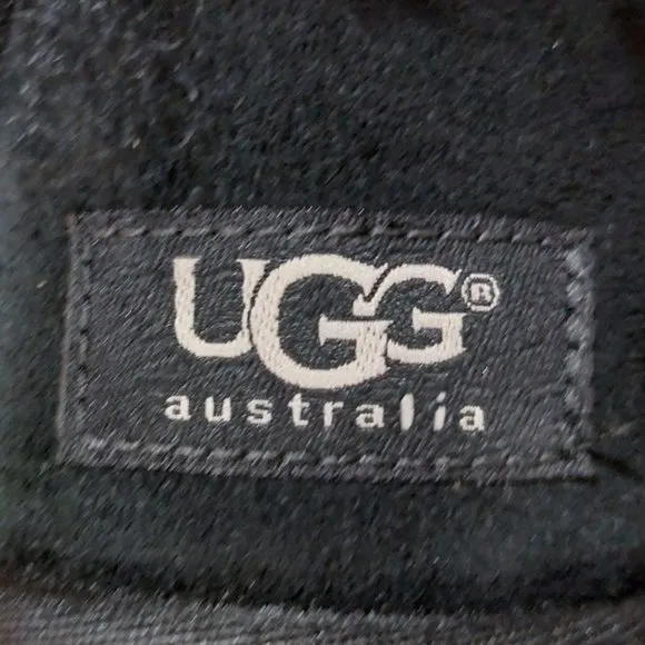 💥STUNNING💥UGG Luxurious Mongolian Curly Lamb Fur &amp; Suede LIDA Boots Black