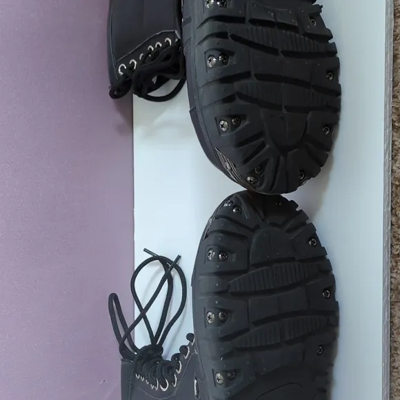 SUPER RARE GOTH Anarchic TUK platform gothic punk boots.  size 8