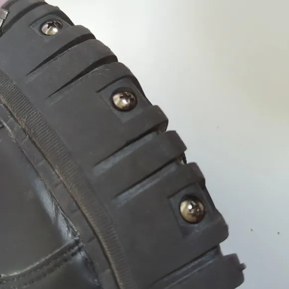 SUPER RARE GOTH Anarchic TUK platform gothic punk boots.  size 8
