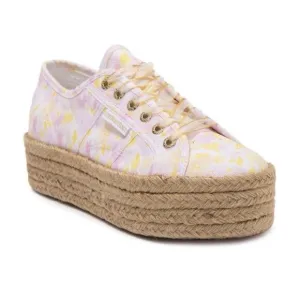 Superga x LoveShackFancy 2790 Dreaming Daisies Perky Peach Platform Sneakers