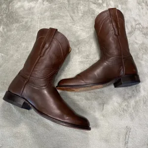 Tecovas Cowboy Boots The Earl Western Leather Brown Classic Style Mens Size 9D