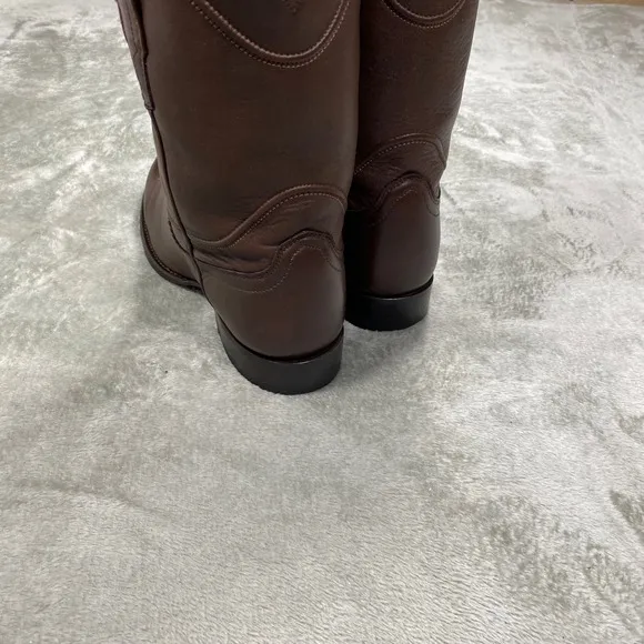 Tecovas Cowboy Boots The Earl Western Leather Brown Classic Style Mens Size 9D