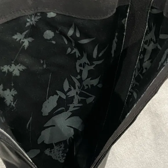 TED BAKER London Plannia Bow Knee High Boots Black Leather Women’s Size 35 New