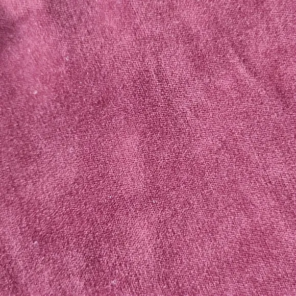 The Frame velvet burgundy jeans