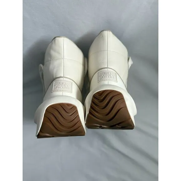 The North Face Halseigh ThermoBall Lace Waterproof Boots Size 10.5 Beige Cream