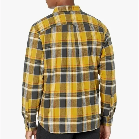 The North Face Men's Arroyo Flannel Shirt - Mineral Gold Large Half XXL