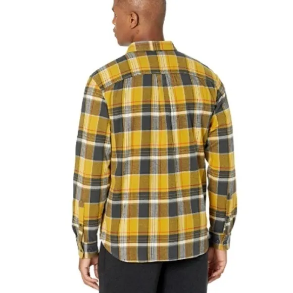 The North Face Men's Arroyo Flannel Shirt - Mineral Gold Large Half XXL