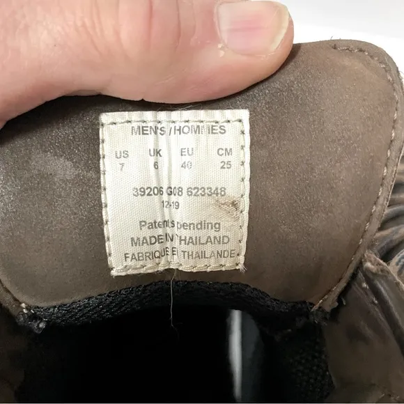 The North Face Men’s Brown Hiking Boots Size 7