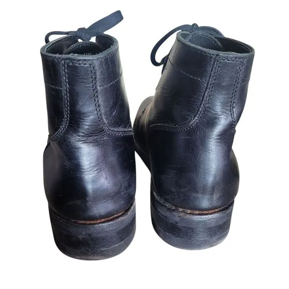 Thursday Boot Co. Captain Lace Up Boots Men's Size 12 Black Leather Casual