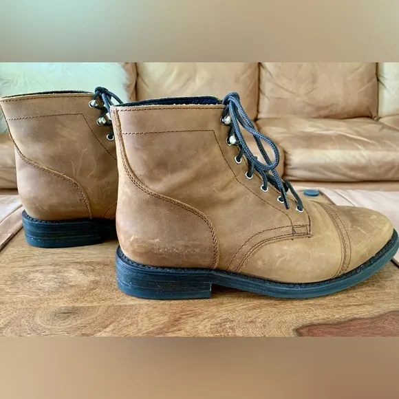 THURSDAY BOOT CO. Men's Brown Leather Captain Boots