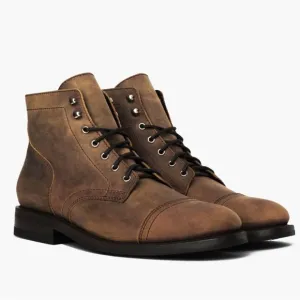 THURSDAY BOOT CO. Men's Brown Leather Captain Boots