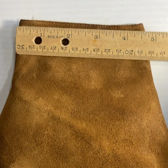 THURSDAY BOOT COMPANY Paloma Spice Suede Casual Boots Size 9 Block Heel Side Zip