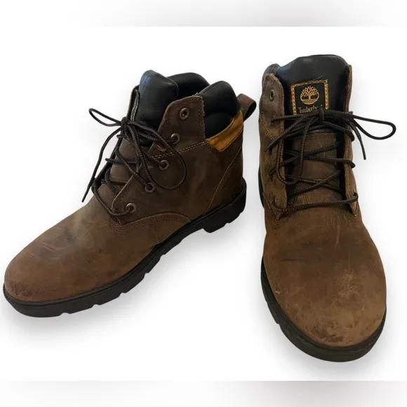 Timberland Boys Size 6 Youth Kids Dark Brown Leavitt Premium Hiking Boots