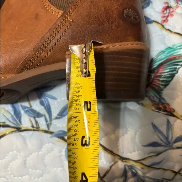 Timberland Brown Ankle Boots  and Elastic Side Panels