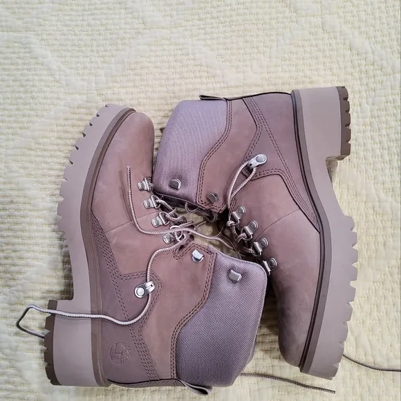 Timberland Carnaby Cool Hiker Leather Lace-Up Boots Size 7