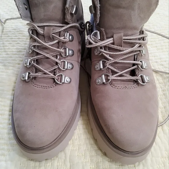Timberland Carnaby Cool Hiker Leather Lace-Up Boots Size 7