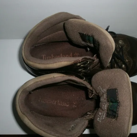 TIMBERLAND Euro Leather Hiking Boots 9.5  Thick Lug Sole