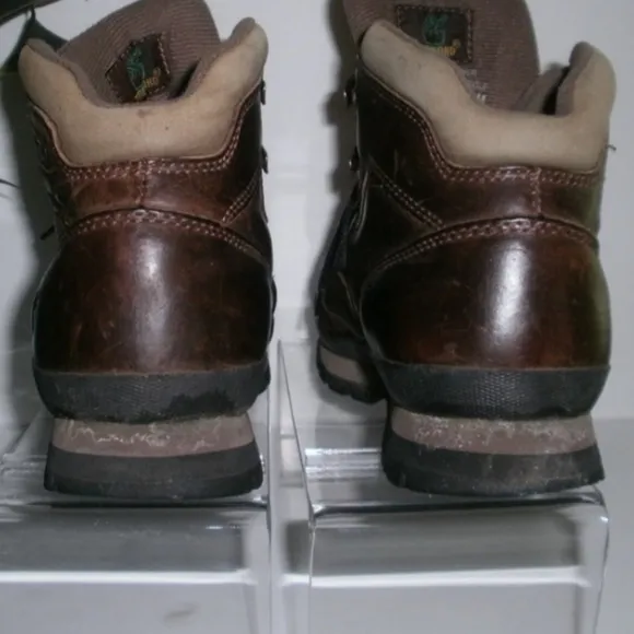TIMBERLAND Euro Leather Hiking Boots 9.5  Thick Lug Sole