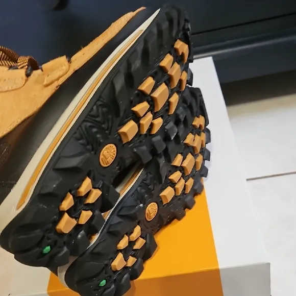 Timberland Kids Tan and Black Winter Boots