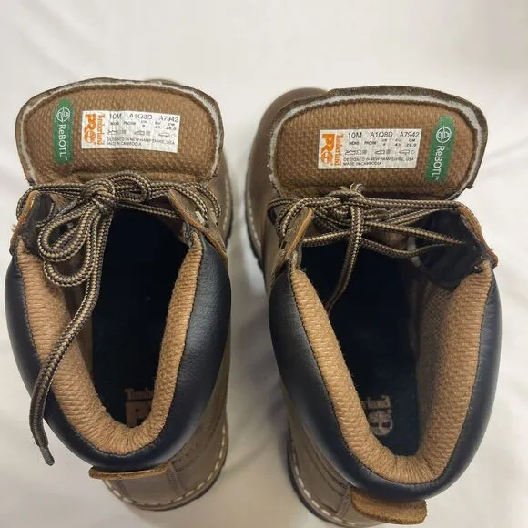 Timberland PRO Work Boot Men's 10 Gritstone 6&quot; Steel Toe Waterproof Insulated