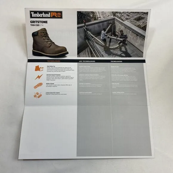 Timberland PRO Work Boot Men's 10.5 Gritstone 6&quot; Steel Toe Waterproof Insulated
