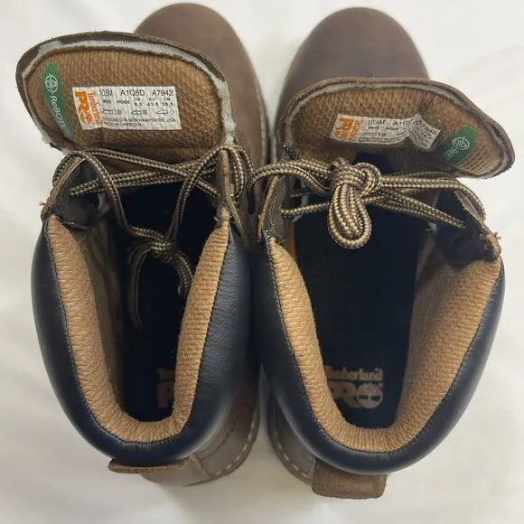 Timberland PRO Work Boot Men's 10.5 Gritstone 6&quot; Steel Toe Waterproof Insulated
