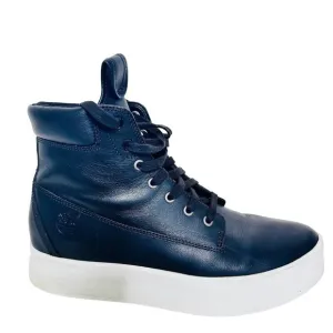 Timberland Sneakers Boots High Top Lace Up Casual Cushioned Warm Leather Black 9