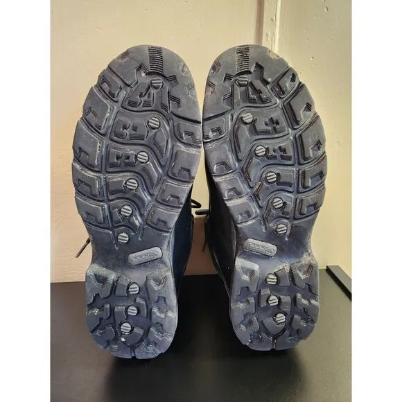 Timberland White Ledge Waterproof Mid‎ Hiking Boot Black Leather Mens Size 14