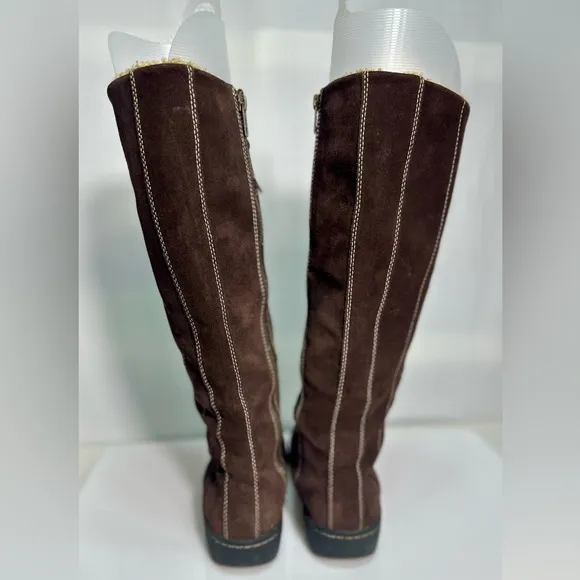 Timberland Winnicut brown suede tall winter boots, size 5.5, excellent condition