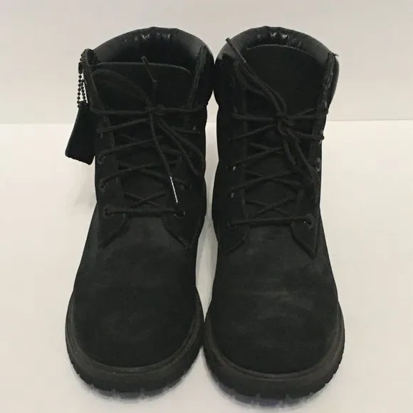 Timberland Women's 8.5 NWOT Leather Black Premium 6 in. Waterproof Boots