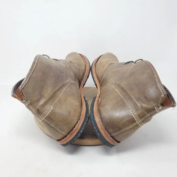 Timberland Wodehouse Chukka Boots Mens 10 Brown Leather Ankle Shoe Office Casual