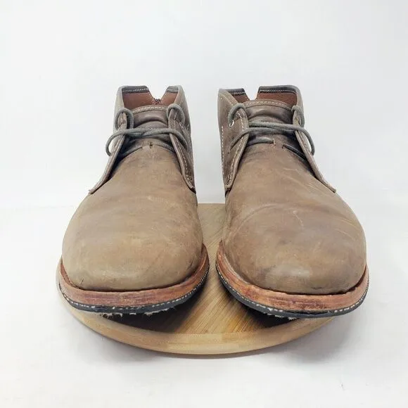 Timberland Wodehouse Chukka Boots Mens 10 Brown Leather Ankle Shoe Office Casual