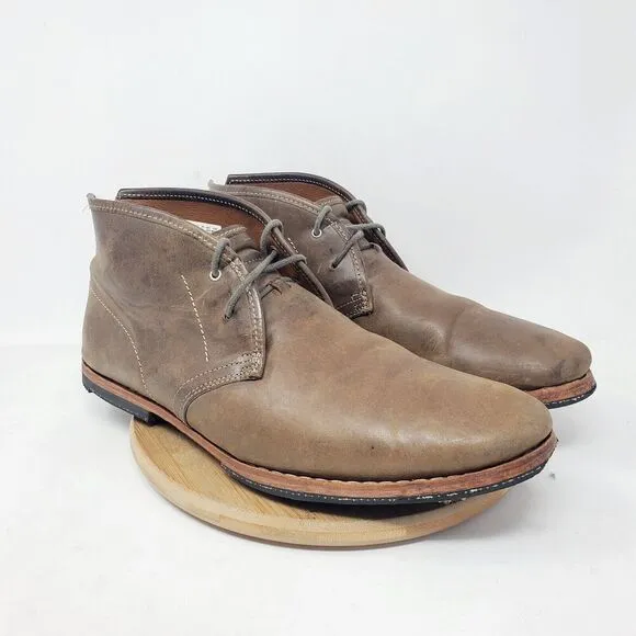 Timberland Wodehouse Chukka Boots Mens 10 Brown Leather Ankle Shoe Office Casual