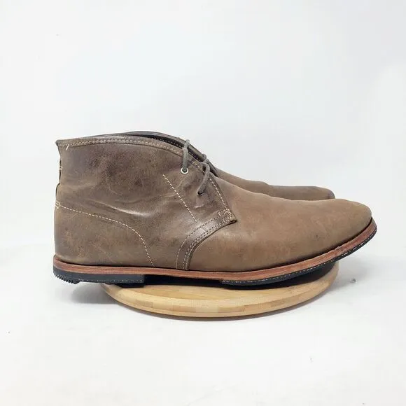 Timberland Wodehouse Chukka Boots Mens 10 Brown Leather Ankle Shoe Office Casual