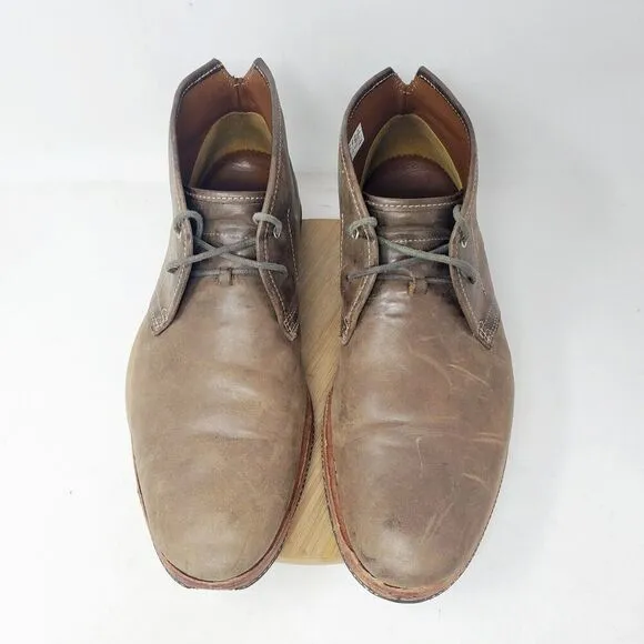 Timberland Wodehouse Chukka Boots Mens 10 Brown Leather Ankle Shoe Office Casual