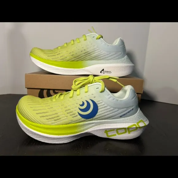 Topo Specter 2 Running Shoes Sneakers Green/Blue Mens Size 9