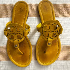 Tory Burch Authentic Miller Yellow Sandals
