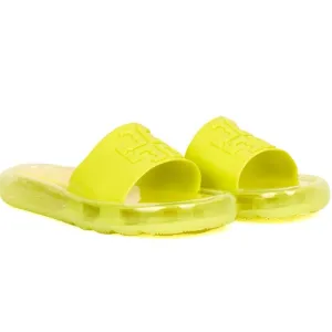 Tory Burch Bubble Jelly sandal/ slide. Size 7. Blazing Yellow. NWT NIB