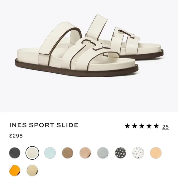 Tory Burch ines sport slide sandals
