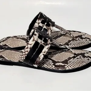 Tory Burch Leigh Snakeskin Pattern Women's Sandals 7.5