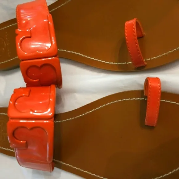 Tory Burch Marcia Toe Ring Sandals size 10.5 M