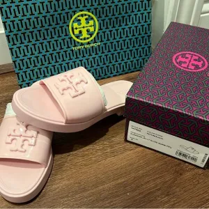Tory Burch Pink Slide Sandals