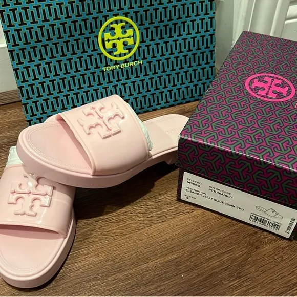 Tory Burch Pink Slide Sandals