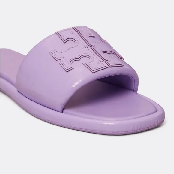 Tory Burch Purple Minimalist Slide Sandals